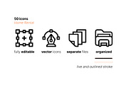 50 Home Rental Icons, an Outline Icon by Side Project (Thumbnail 4 of 8)