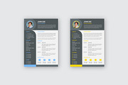 Unique Modern Resume Template, a Resume Template by Annudesign (Thumbnail 3 of 5)