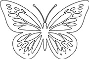 Ornamental Butterfly SVG Bundle, an Object Graphic by Gfx_Store (Thumbnail 1 of 16)