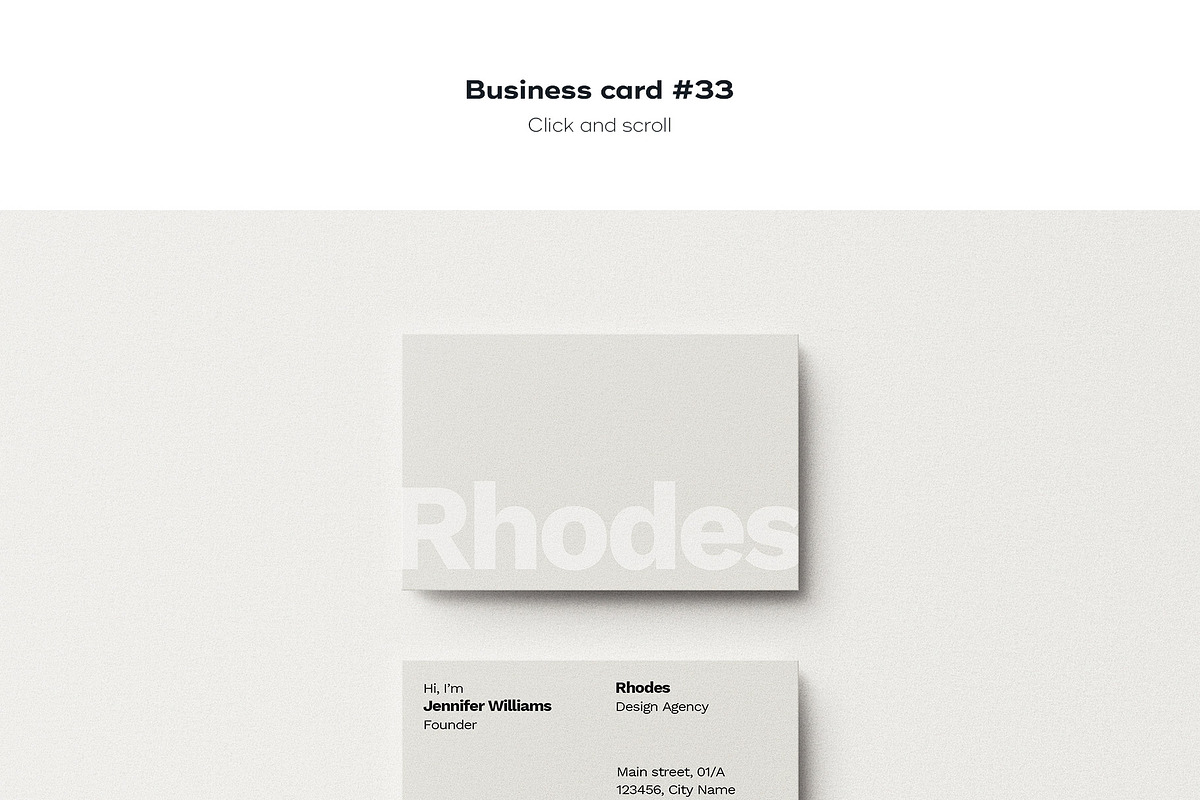 Business Card Logo Template Bundle, a Product Mockup by FoundImages (Photo 46 of 163)