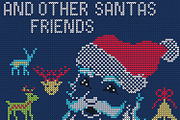 Christmas Knitted Big Elements Set, a Texture Illustration by Katyr (Thumbnail 5 of 6)