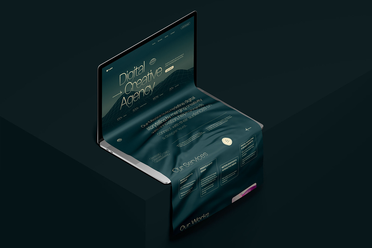 DGTAL - Landing Page Template preview 3