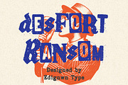 Desfort Ransom - Display Font, a Blackletter Font by Edignwn Type (Thumbnail 1 of 10)