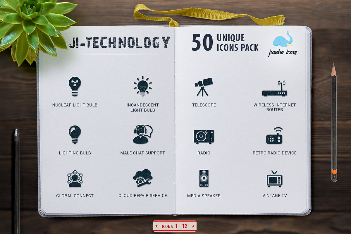Glyph Icons Technology Set, a Solid Icon by Jumbo Icons (Photo 3 of 6)
