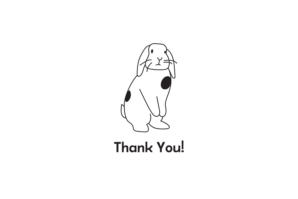 Rabbits Mascot - Vector, an Animal Illustration by By_Pedram (Photo 7 of 7)