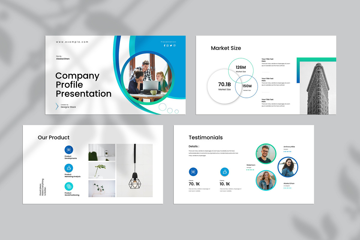 Company Profile Presentation Templat, a Presentation Template by Creative-Work (Photo 9 of 9)