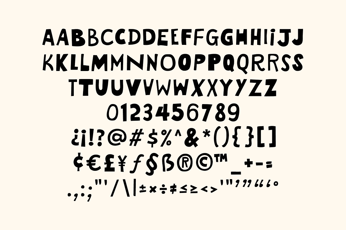 Lorcasen Quirky Mix Typeface, a Handwritten Font by 24Design Studios (Photo 9 of 10)