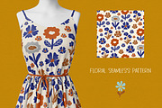 Wildflower Meadow patterns & clipart, a Pattern Graphic by EltaMaxArt (Thumbnail 7 of 8)