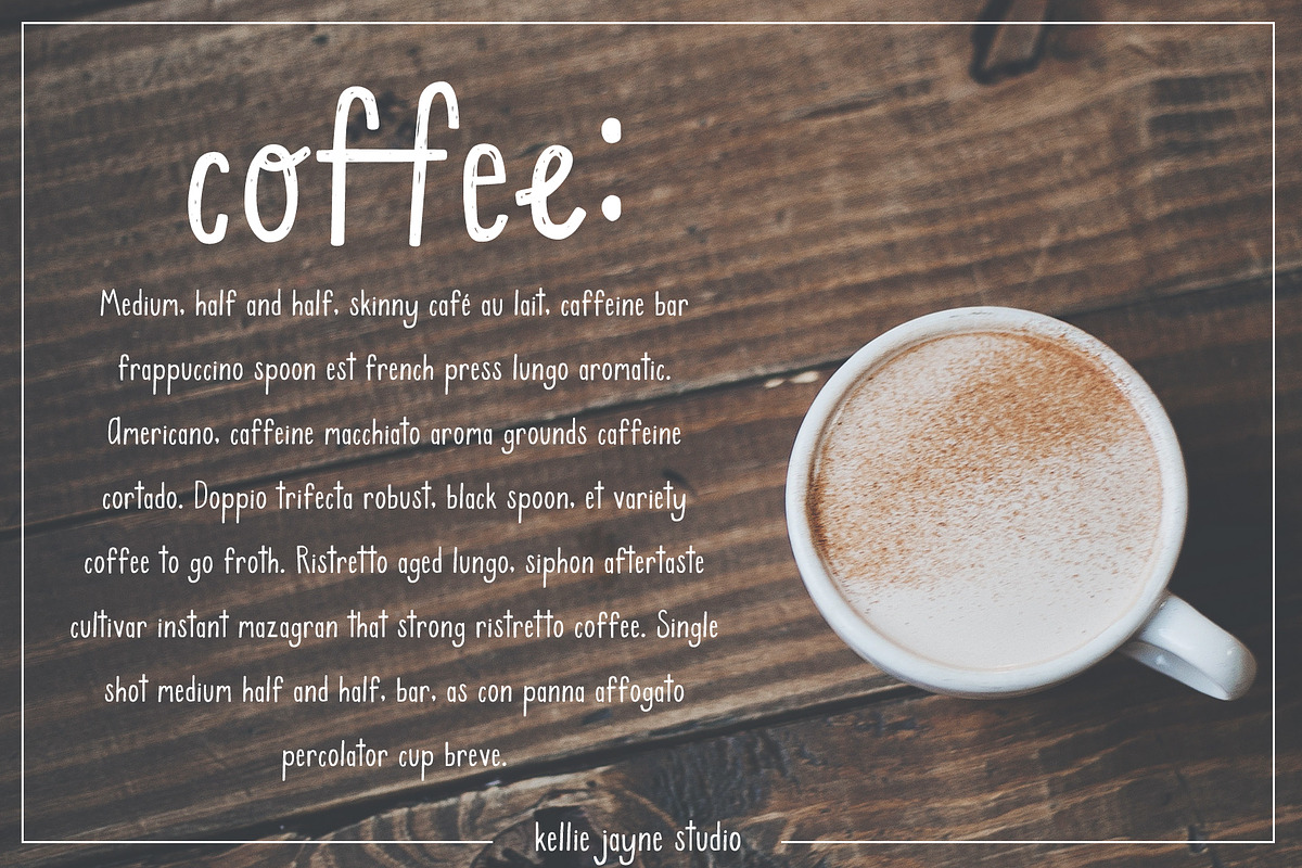 Cinnamon Twist Handdrawn Font preview 2