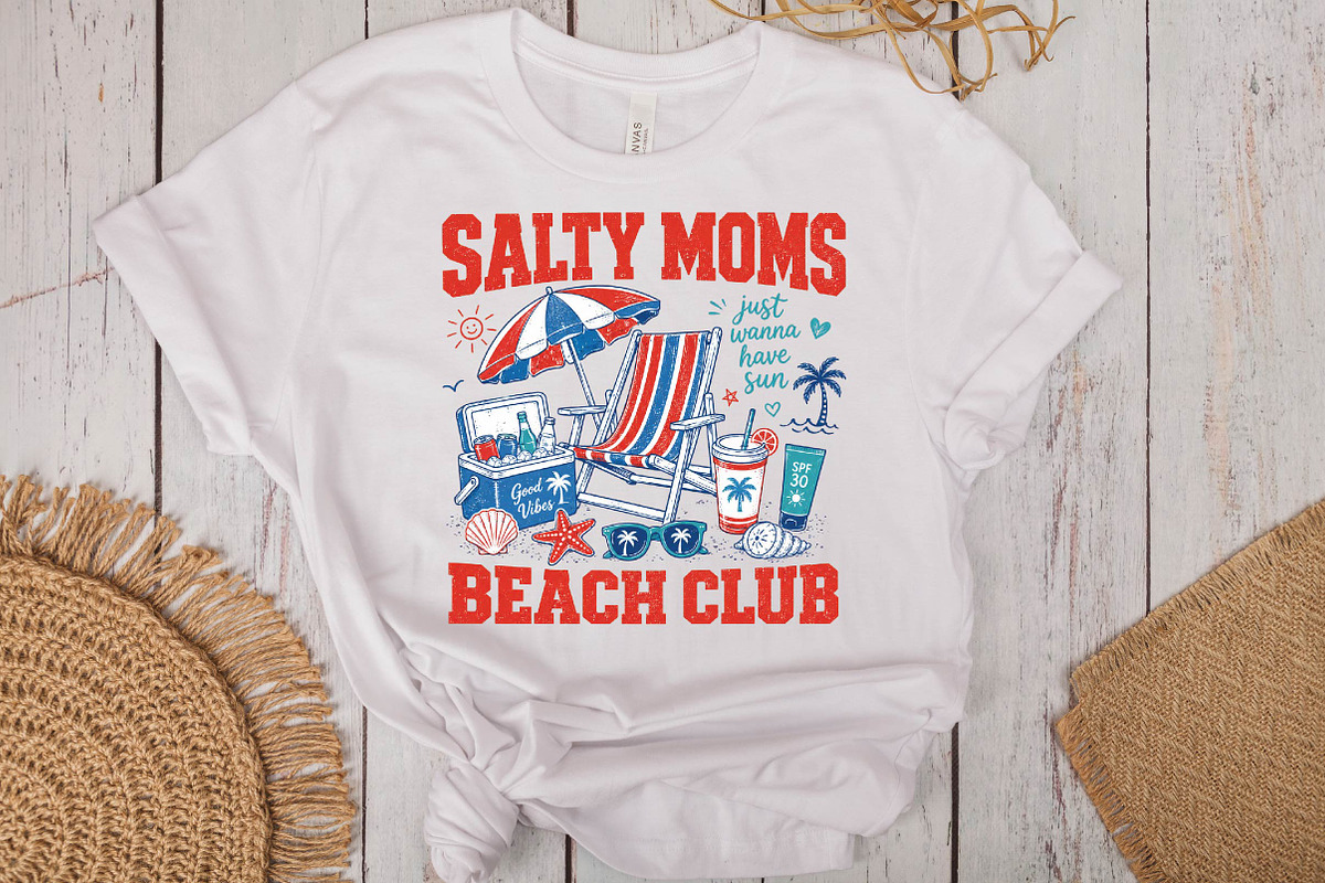 Funny Summer Mom Sublimation Design, a Seasonal Illustration by DreamPrint404 (Photo 4 of 6)