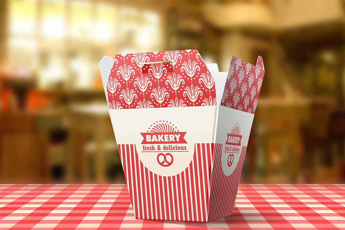 Food Box Vol.1 Mock-up Template, a Packaging Mockup by ItemBridge (Photo 2 of 5)