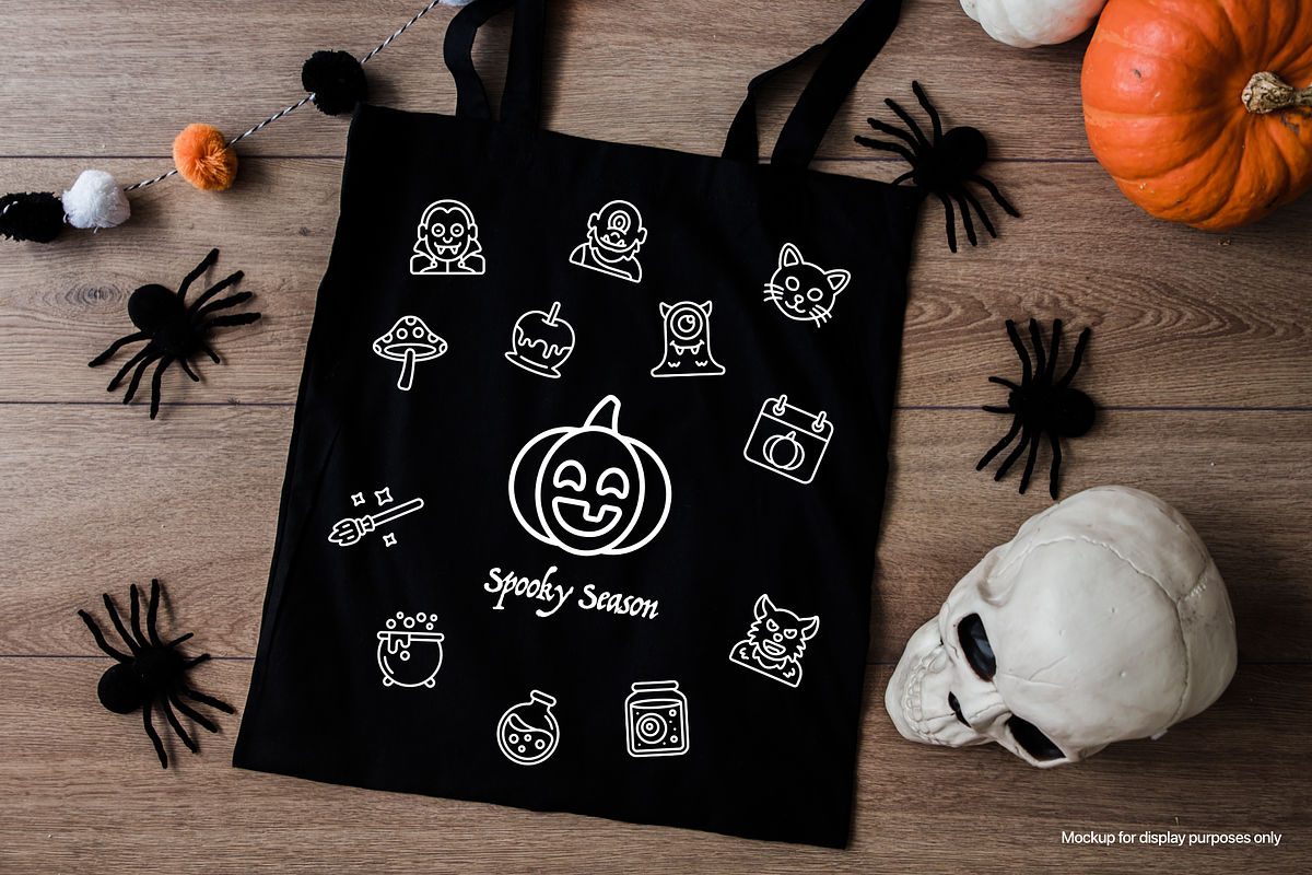 60 Halloween Line Vector Icons, an Outline Icon by Juicy Icons (Photo 4 of 6)