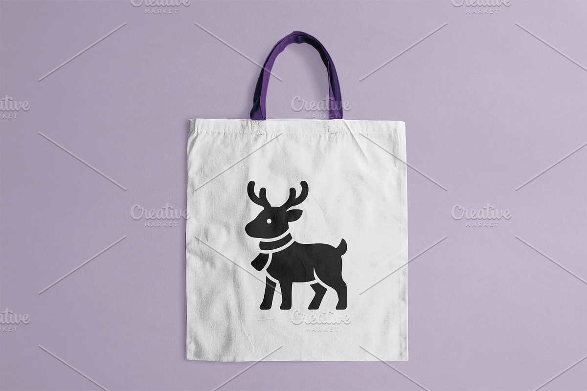 Minimalist Reindeer Vector Logo, a Branding & Logo Template by Vectorium Studio (Photo 2 of 2)