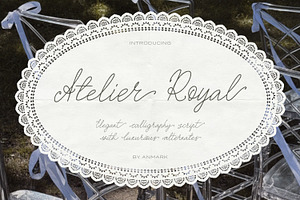Atelier Royal Elegant Wedding Font, a Script Font by AnMark