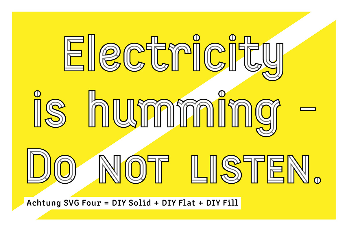 Achtung color font - DIY sub-family, a Font by FONT-Bud (Photo 14 of 14)