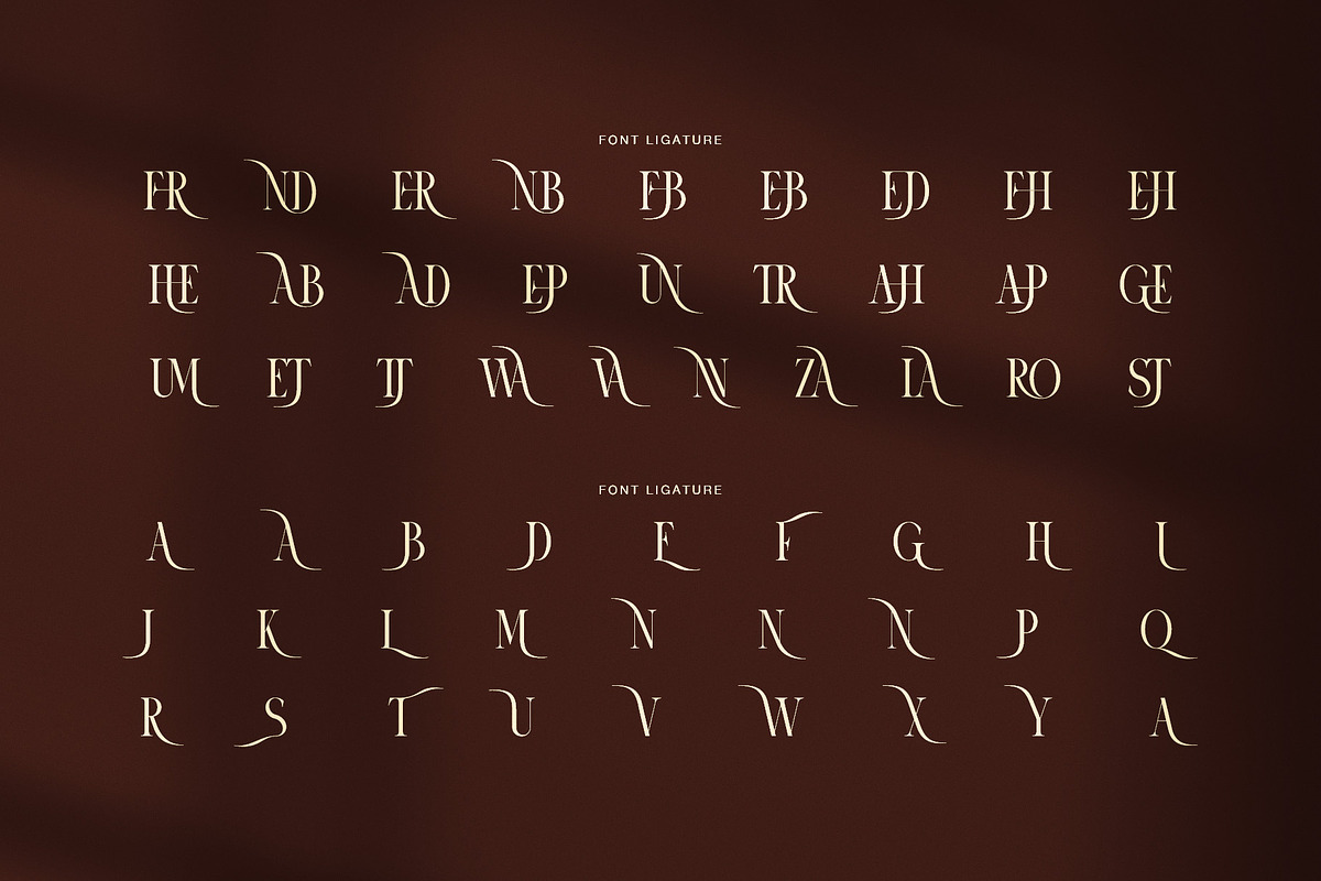 Zarova Luxury Serif Font, a Serif Font by Perfectype (Photo 8 of 8)