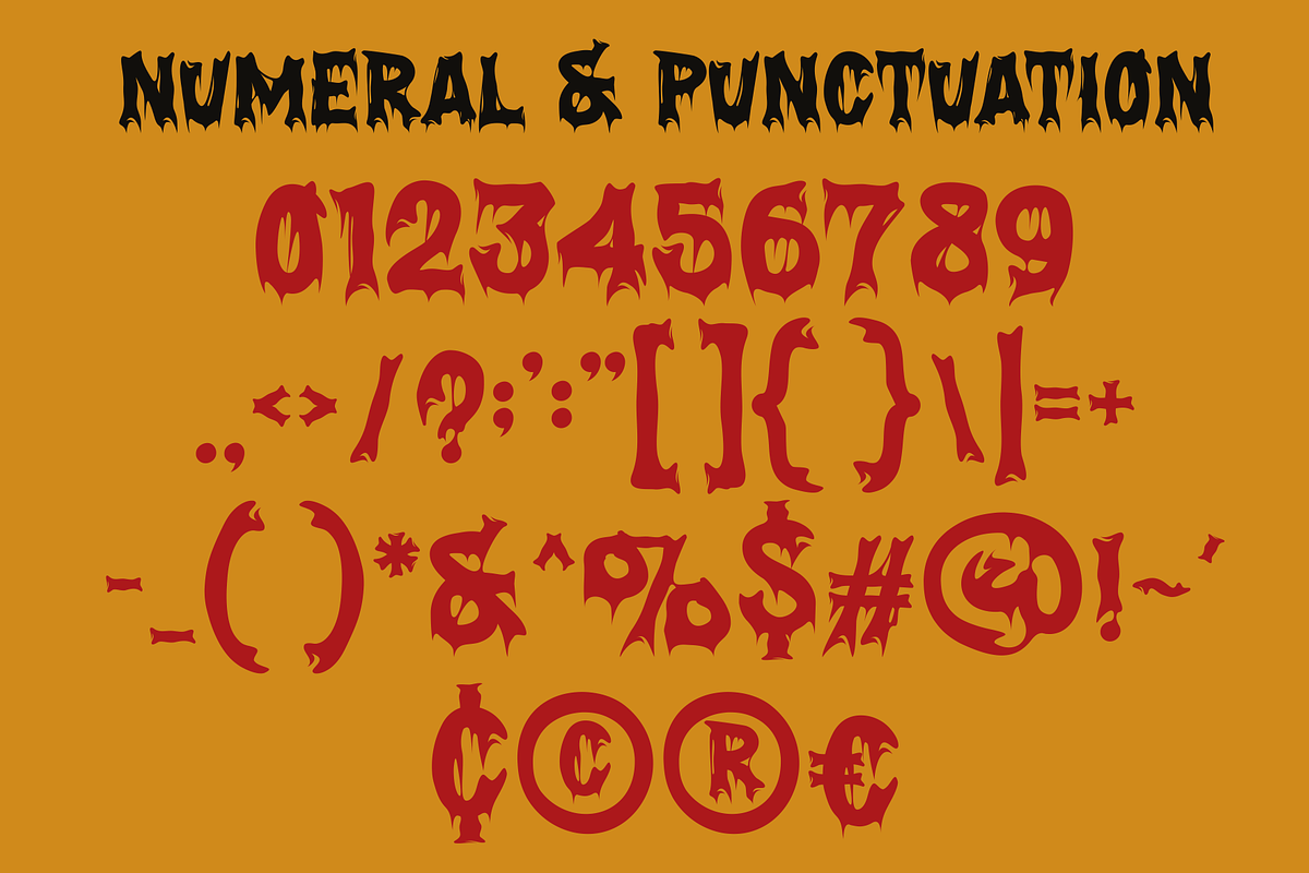 Shadows Fright Font, a Blackletter Font by Marvadesign (Photo 7 of 8)