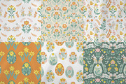 Folk Spring – Easter Bunny Clipart, a Decorative Illustration by Jenny Quince (Thumbnail 9 of 14)