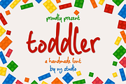 toddler, a Script Font by NJ Studio (Thumbnail 1 of 7)