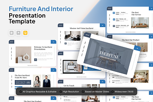 Furniture And Interior Google Slide, a Presentation Template by Annora Studio