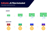 JuicyIcons Flat Bundle: 13,000 Icons, an Outline Icon by Juicy Icons (Thumbnail 4 of 11)