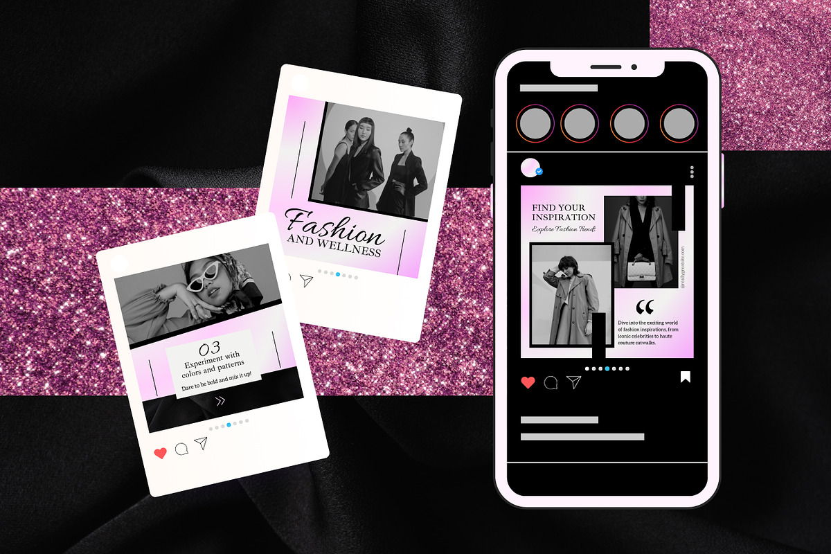 50 Fashion Posts  Canva Templates, a Templates & Theme by TemplateCastleStore (Photo 10 of 10)