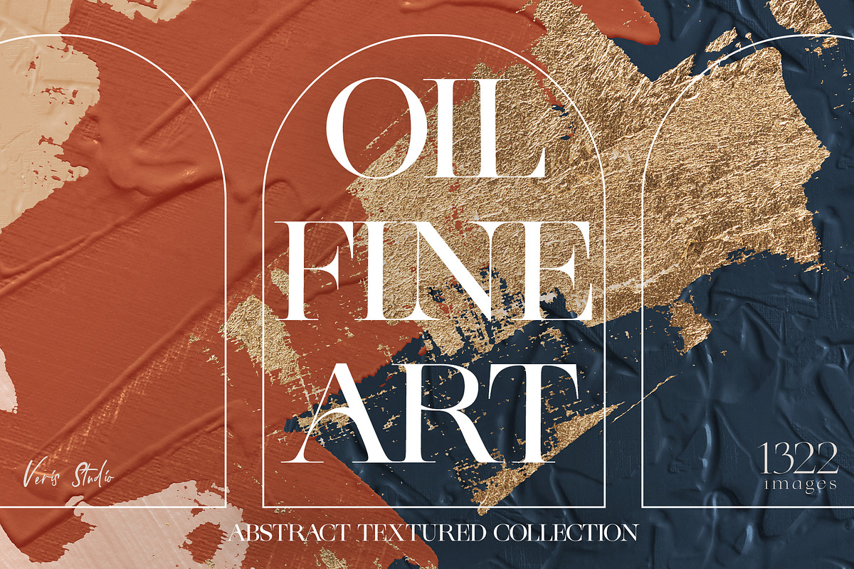 Oil Fine Art Abstract Texture Bundle, a Texture Graphic by Veris Studio (Photo 1 of 20)