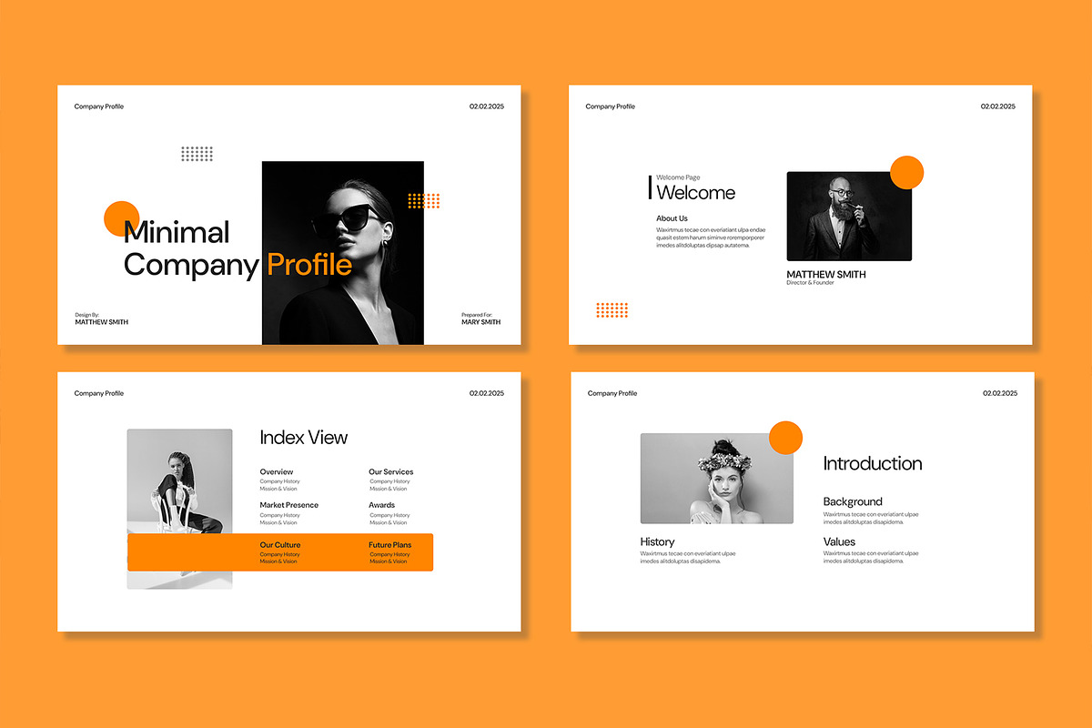 Company Profile Presentation, a Presentation Template by Mighty-Slide (Photo 2 of 6)