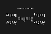 Angong Font 5 Type, a Sans Serif Font by MaikoHatta (Thumbnail 1 of 6)