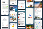 Filllo Travel App UI Design Kit, an UI Kit Template by floxui (Thumbnail 6 of 8)