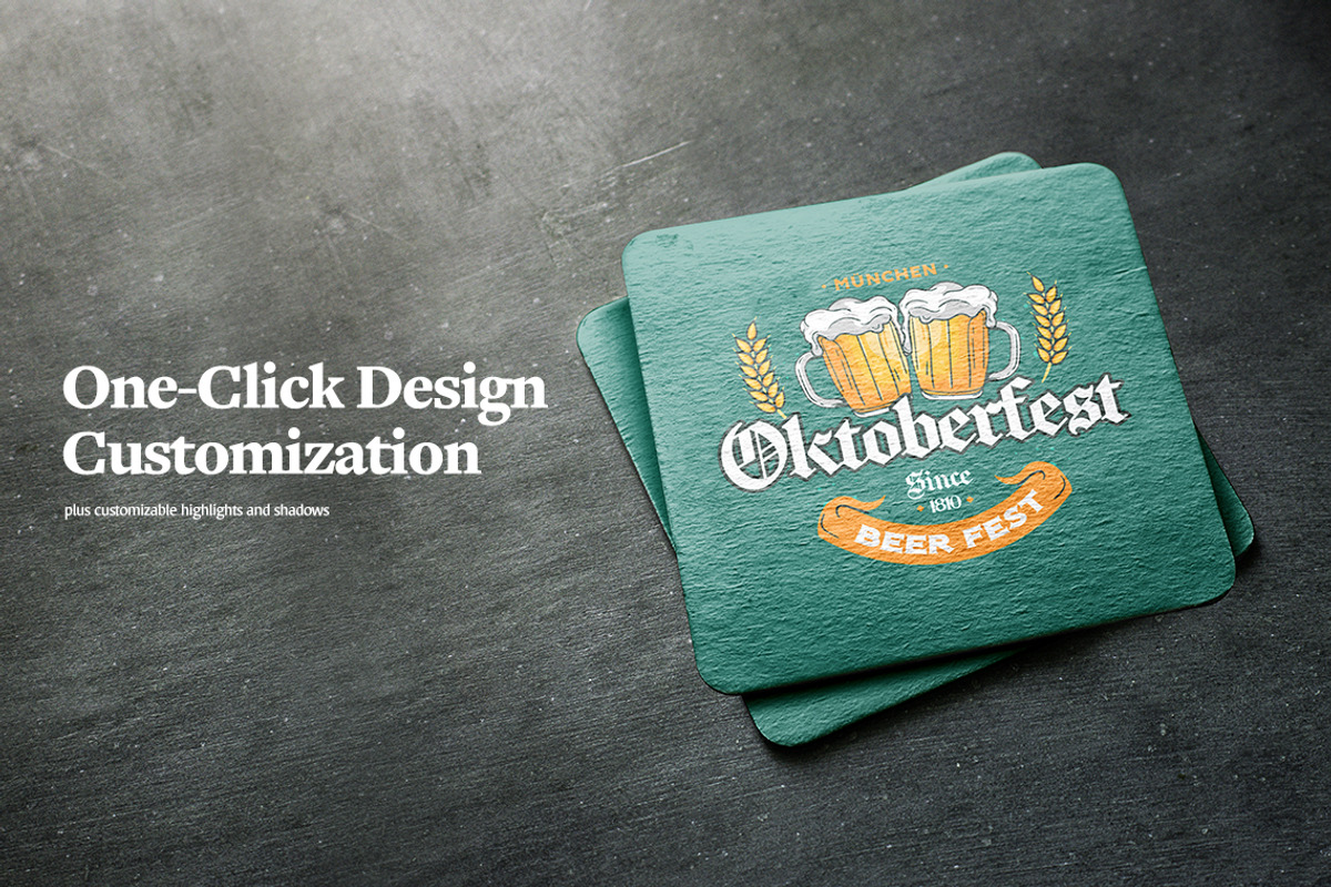 Beer Coaster Mockup, a Graphic by rebrandy (Photo 3 of 7)
