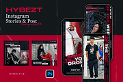 Hype Instagram Template - Hybezt, a Social Media Template by Gibcreat (Thumbnail 1 of 4)
