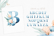 Watercolor Irises Flowers and Herons, an Illustration by Alamella (Thumbnail 7 of 15)