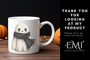 Cozy Halloween Clipart, an Illustration by NadiaTheronArt (Thumbnail 5 of 5)
