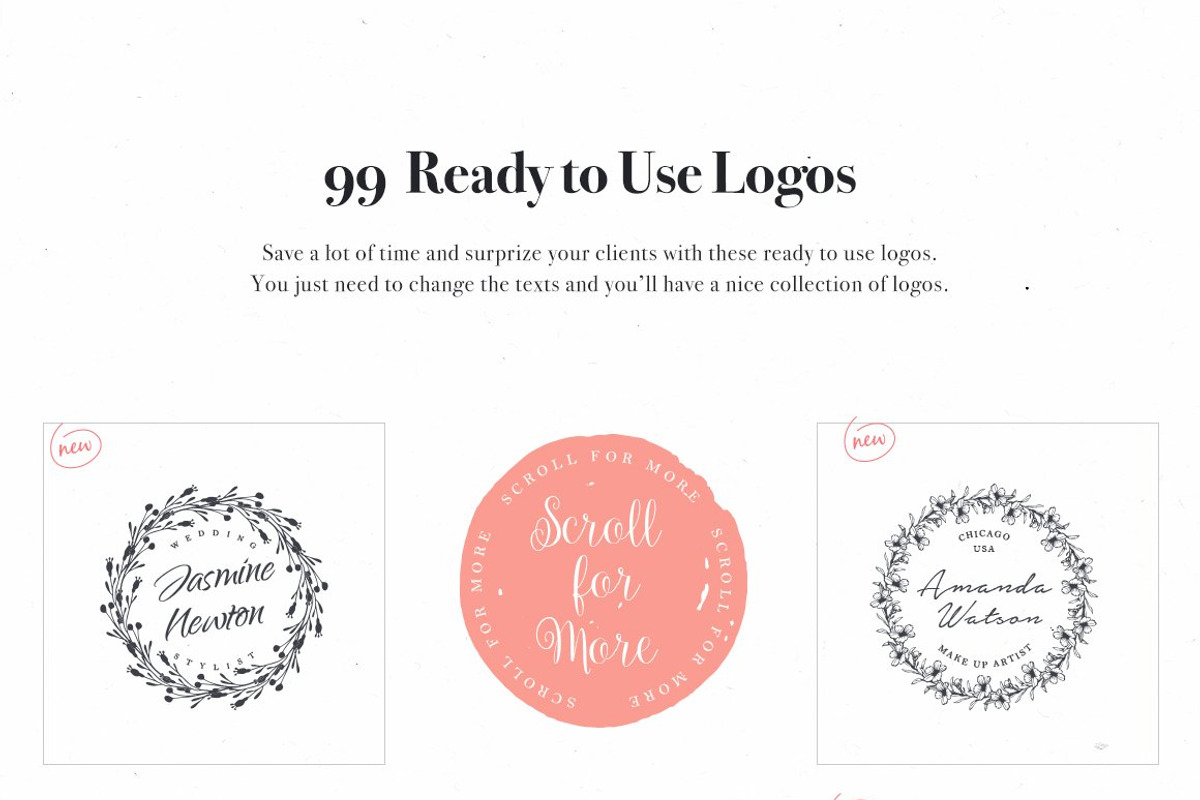 3 in 1 Floral Kit Bundle, a Branding & Logo Template by VladCristea (Photo 5 of 30)