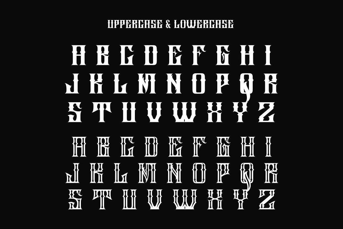 Markos Blackletter Tattoo Font, a Blackletter Font by WhymoreArt (Photo 9 of 13)