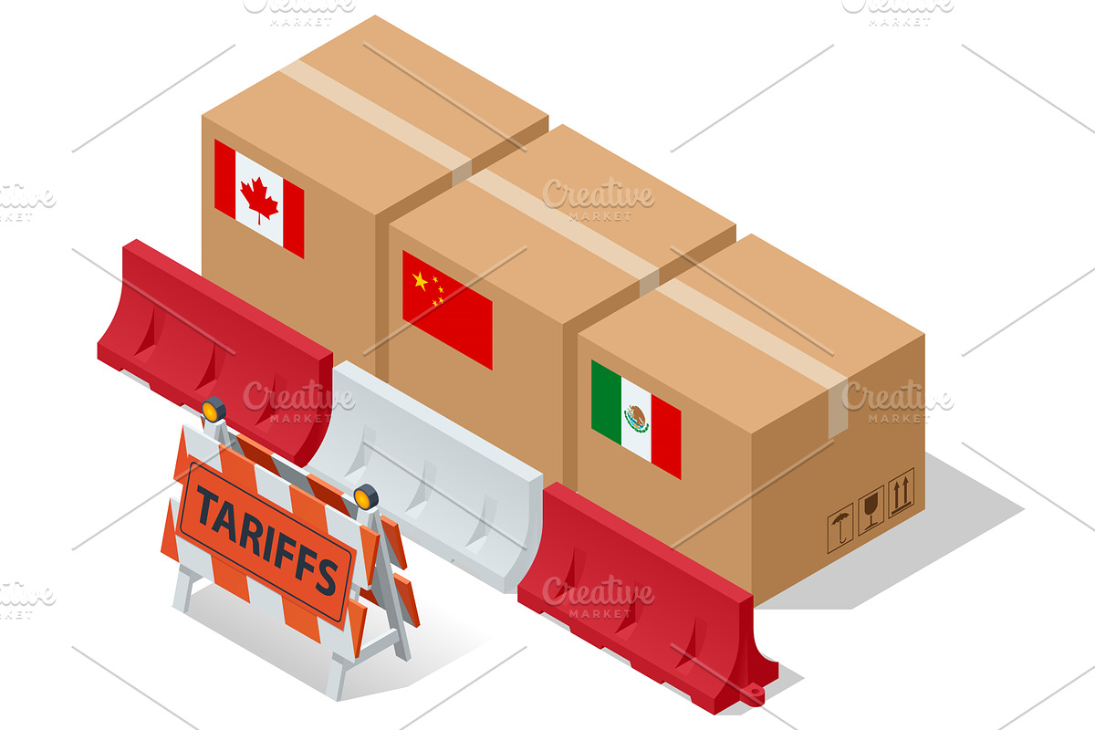 Isometric vector of trade, a Finance Illustration by Golden Sikorka