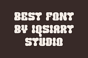 Vibes Bloze - Groovy Font, a Sans Serif Font by Iqsiart Studio (Thumbnail 10 of 10)
