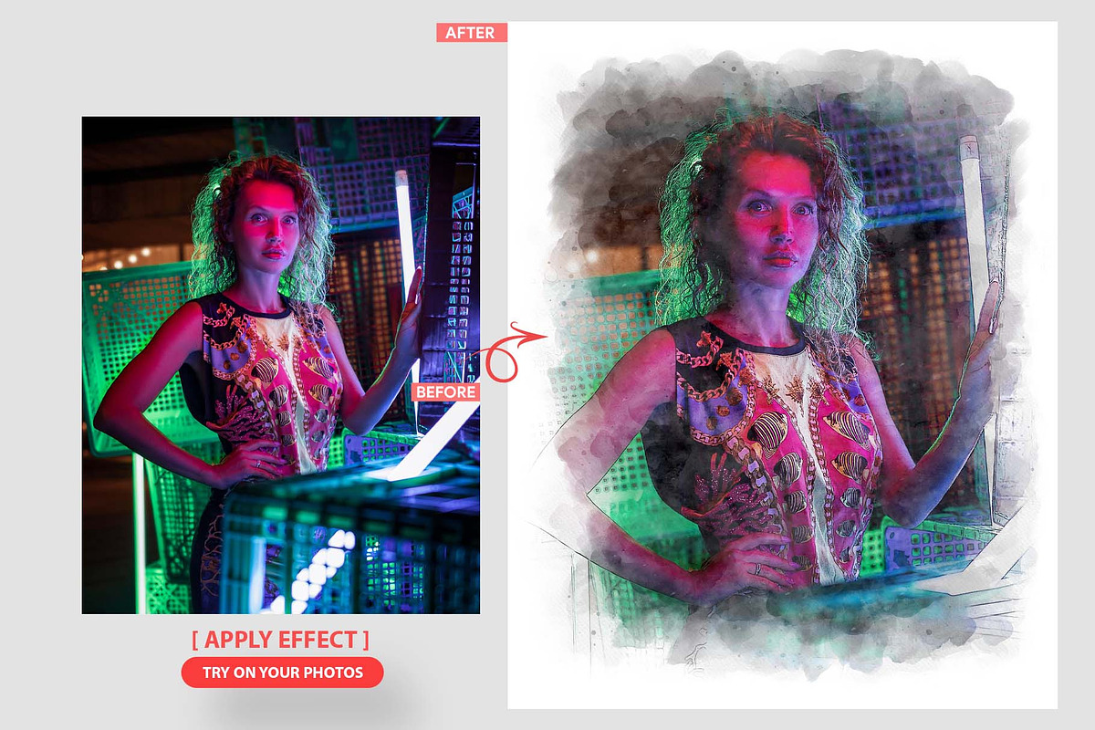 Artisan Aquarelle Painting Action, an Action Add-On by MRI STUDIO (Photo 7 of 15)