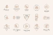 Floral Logo Bundle 50 Botanical Logo, a Branding & Logo Template by iStar Design (Thumbnail 6 of 26)