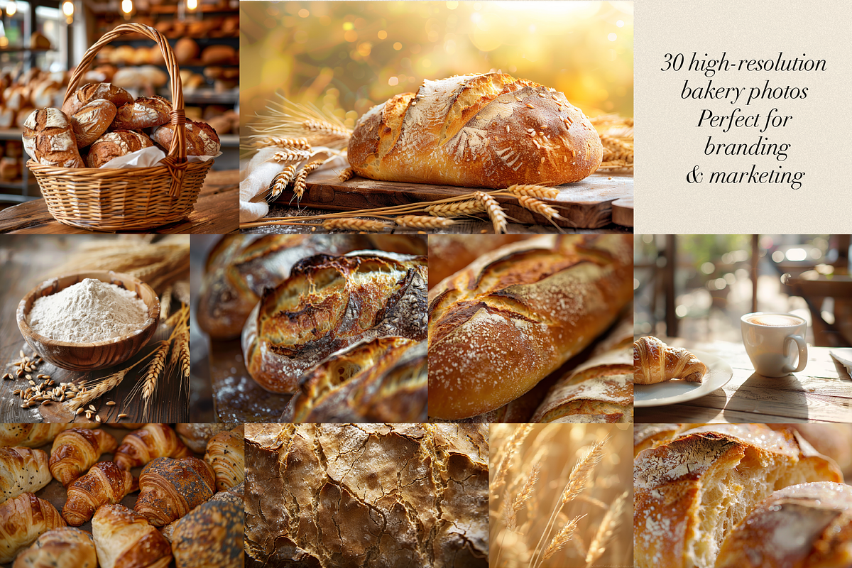 Bakery Bundle – Illustrations, Logos, an Illustration by Natalya Levish (Photo 7 of 7)