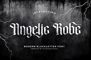 Angelic Robe - Blackletter Font, a Blackletter Font by Pixesia Studio (Thumbnail 1 of 11)