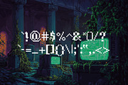 Gothic Byte - Blackletter 8Bit Type, a Blackletter Font by HipFonts (Thumbnail 3 of 6)
