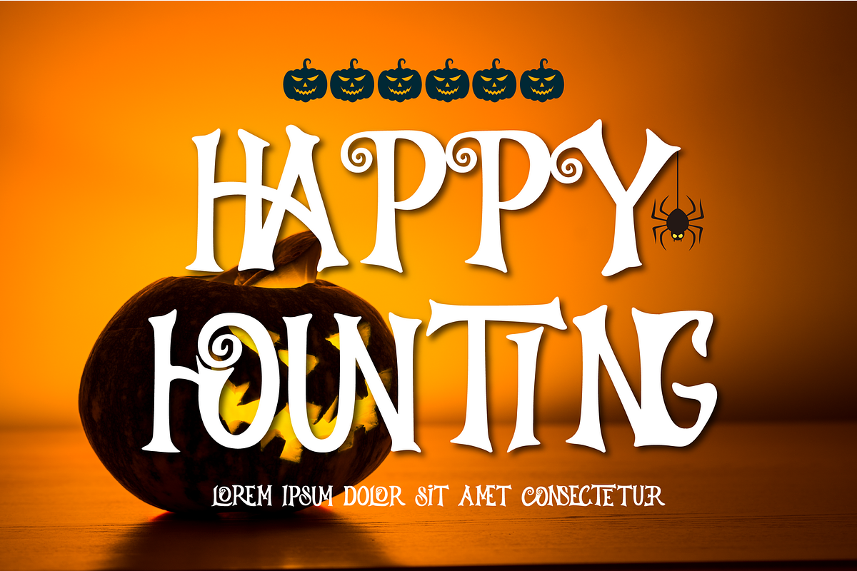 Halloween Emotions Font, a Serif Font by 177Studio (Photo 2 of 8)