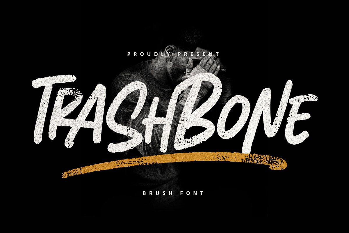 Trashbone, a Script Font by Arterfak Project (Photo 1 of 10)