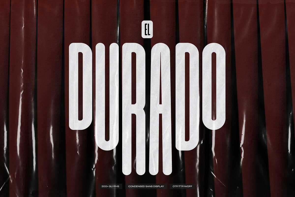 El Durado | Condensed Sans Display, a Sans Serif Font by gracetype_studio (Photo 1 of 12)