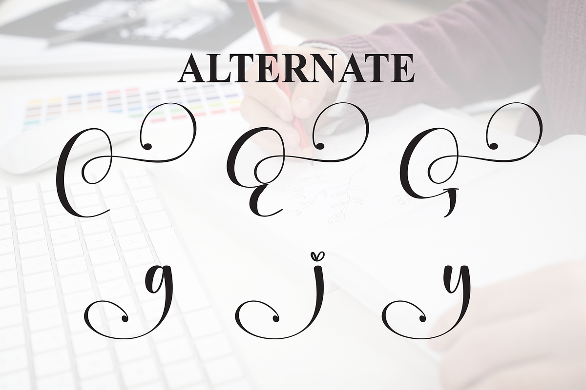 Grading | Script Font, a Handwritten Font by Scratchones (Photo 8 of 9)