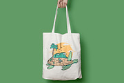 Beach and turtle illustration, an Animal Illustration by gunaonedesign (Thumbnail 5 of 6)