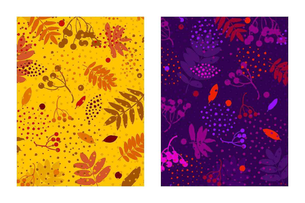 Bright autumn patterns, a Pattern Graphic by Hellgram (Photo 7 of 8)