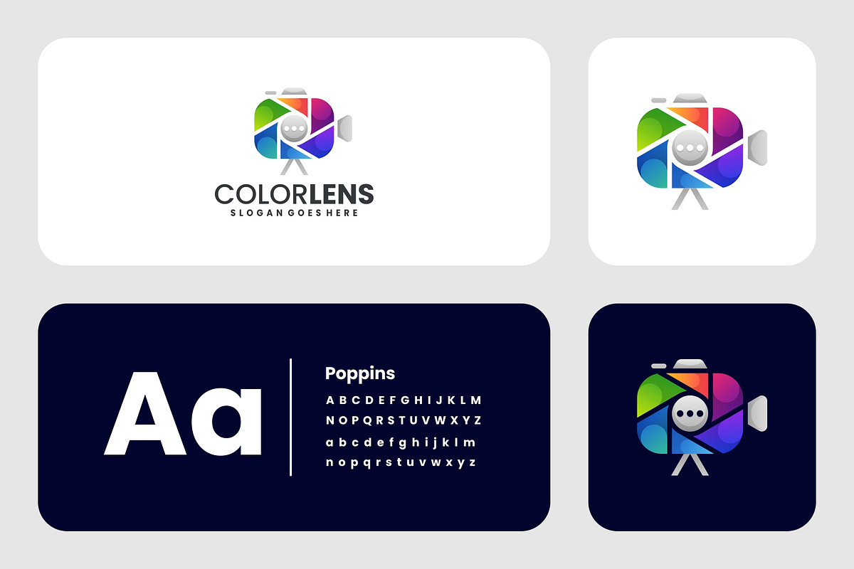 Gradient Modern Camera Logo Design, a Branding & Logo Template by Artnivora.Std (Photo 2 of 4)
